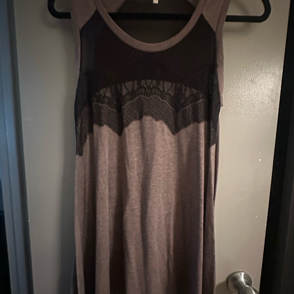Mystree Black and Brown long tank